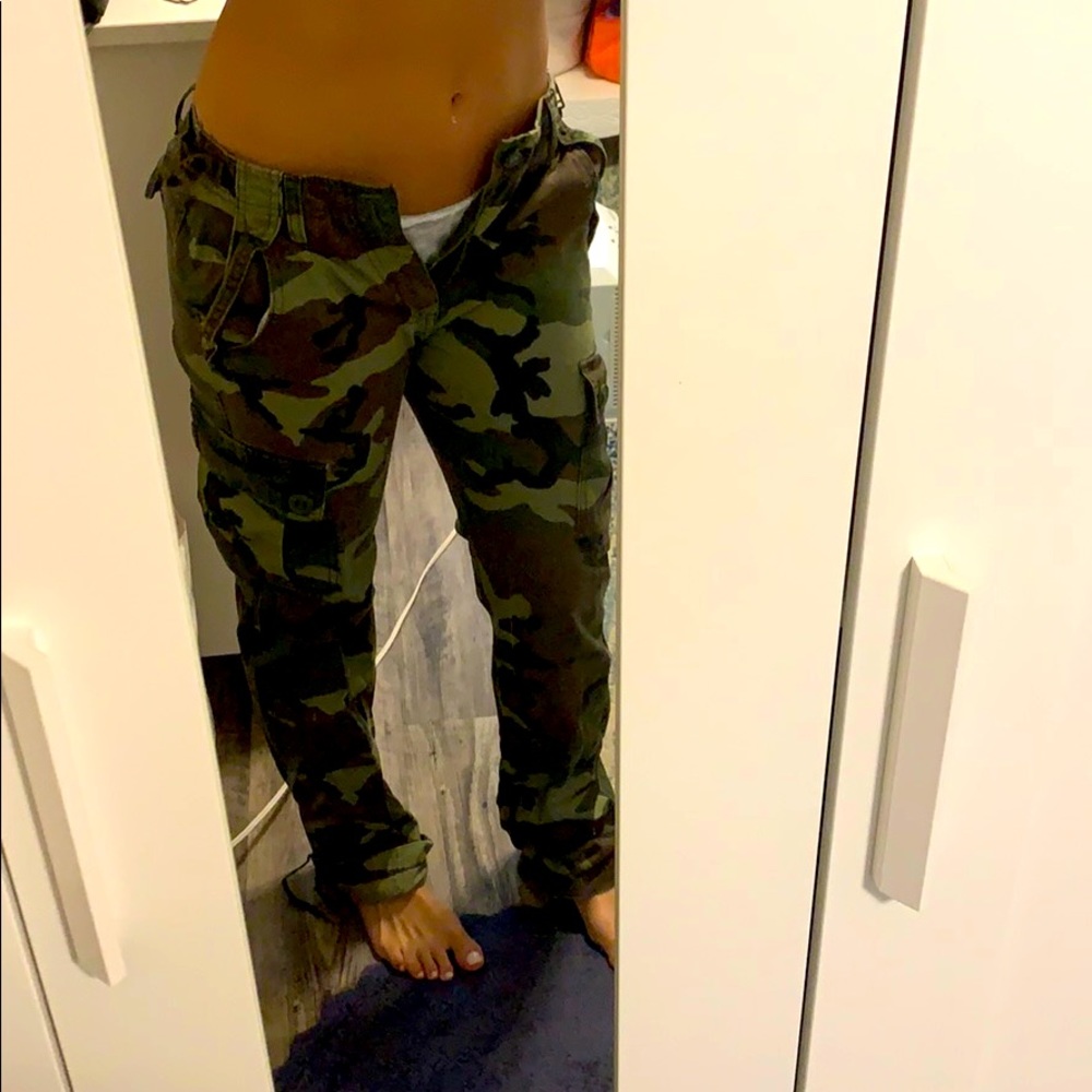 Urban Outfitters Mens Cargo Camo Pants